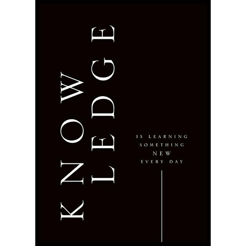 Poster Gallerix Knowledge