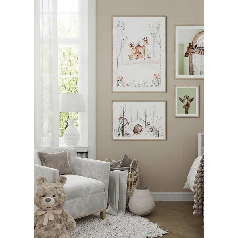 Poster Gallerix Forest Deer