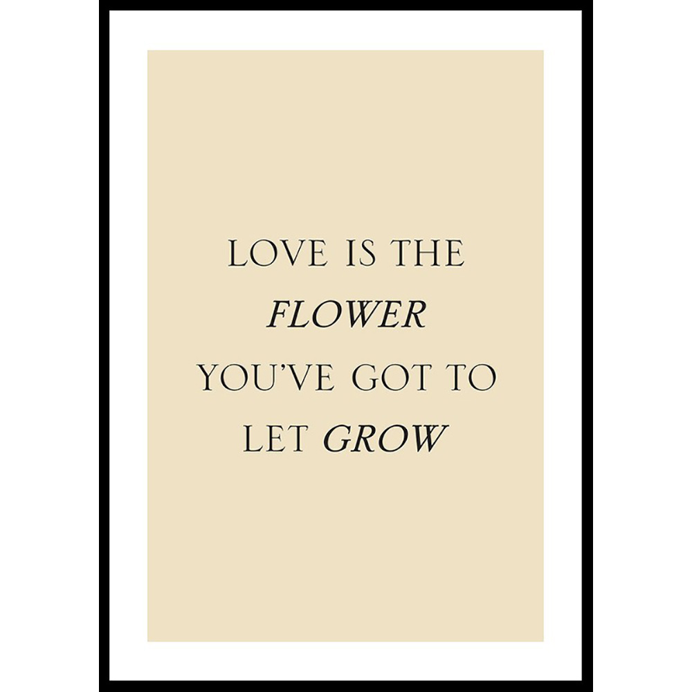 Poster Gallerix Love Is The Flower