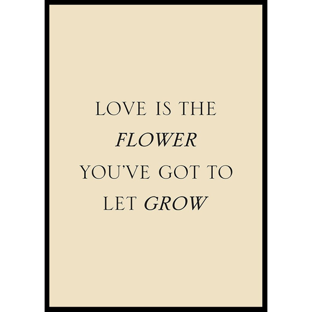 Poster Gallerix Love Is The Flower