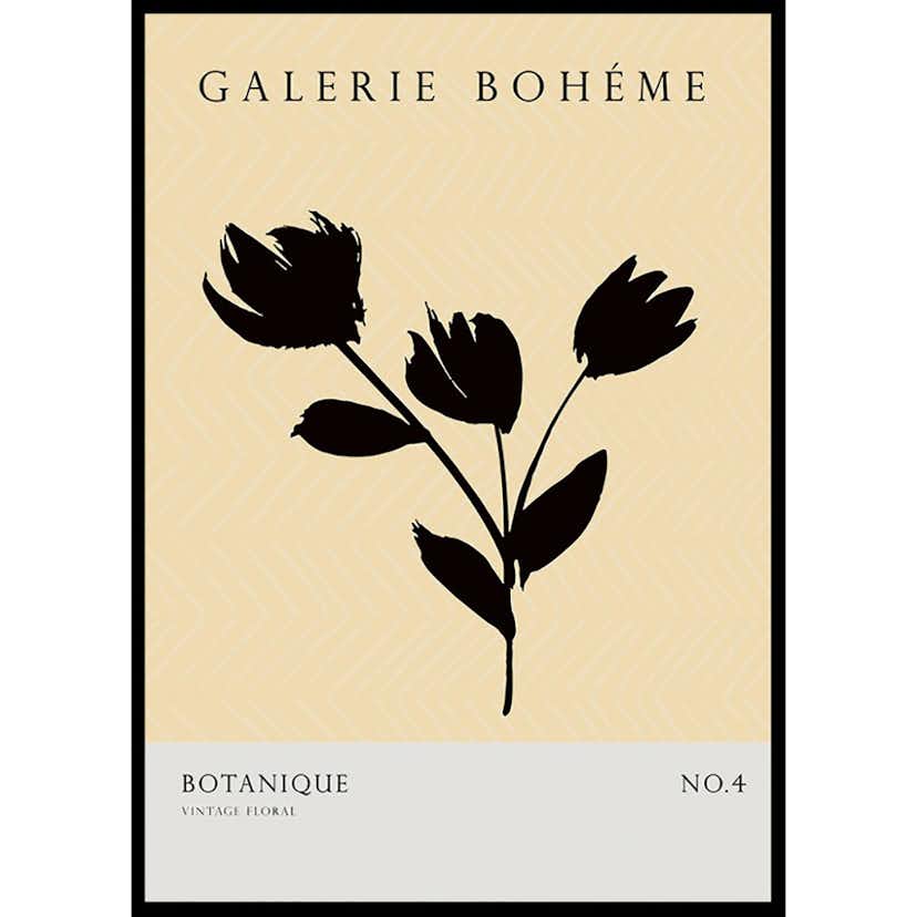 Poster Gallerix Galerie Boheme No4