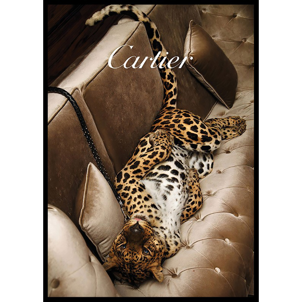 Poster Gallerix Cartier Leopard Storlek 21x30 cm 4679 21x30