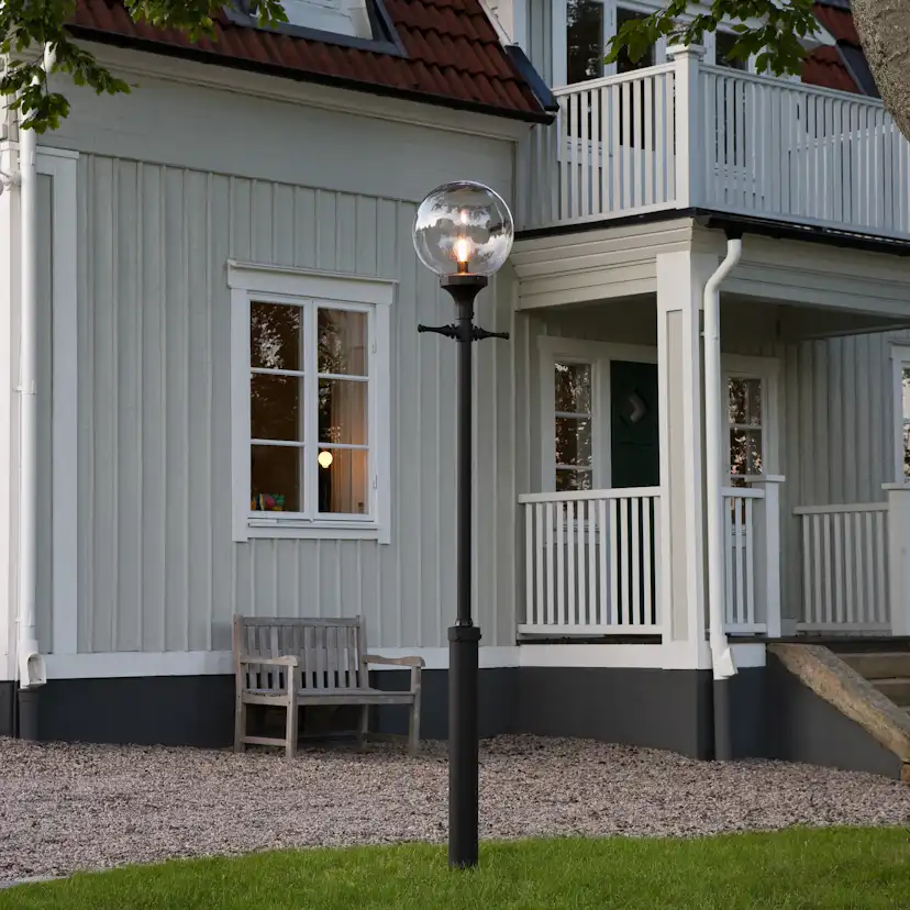 Stolplykta Gnosjö Konstsmide Orion E27 med Stolpe