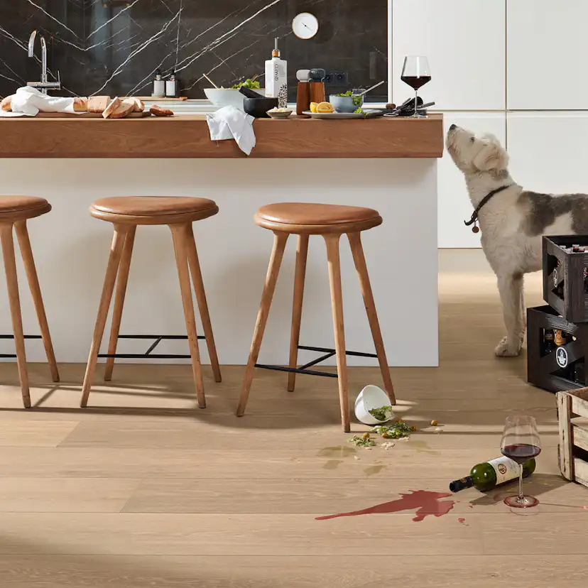 Härdat Trägolv Meister Lindura HD 400 Natural Champagne Oak 8922