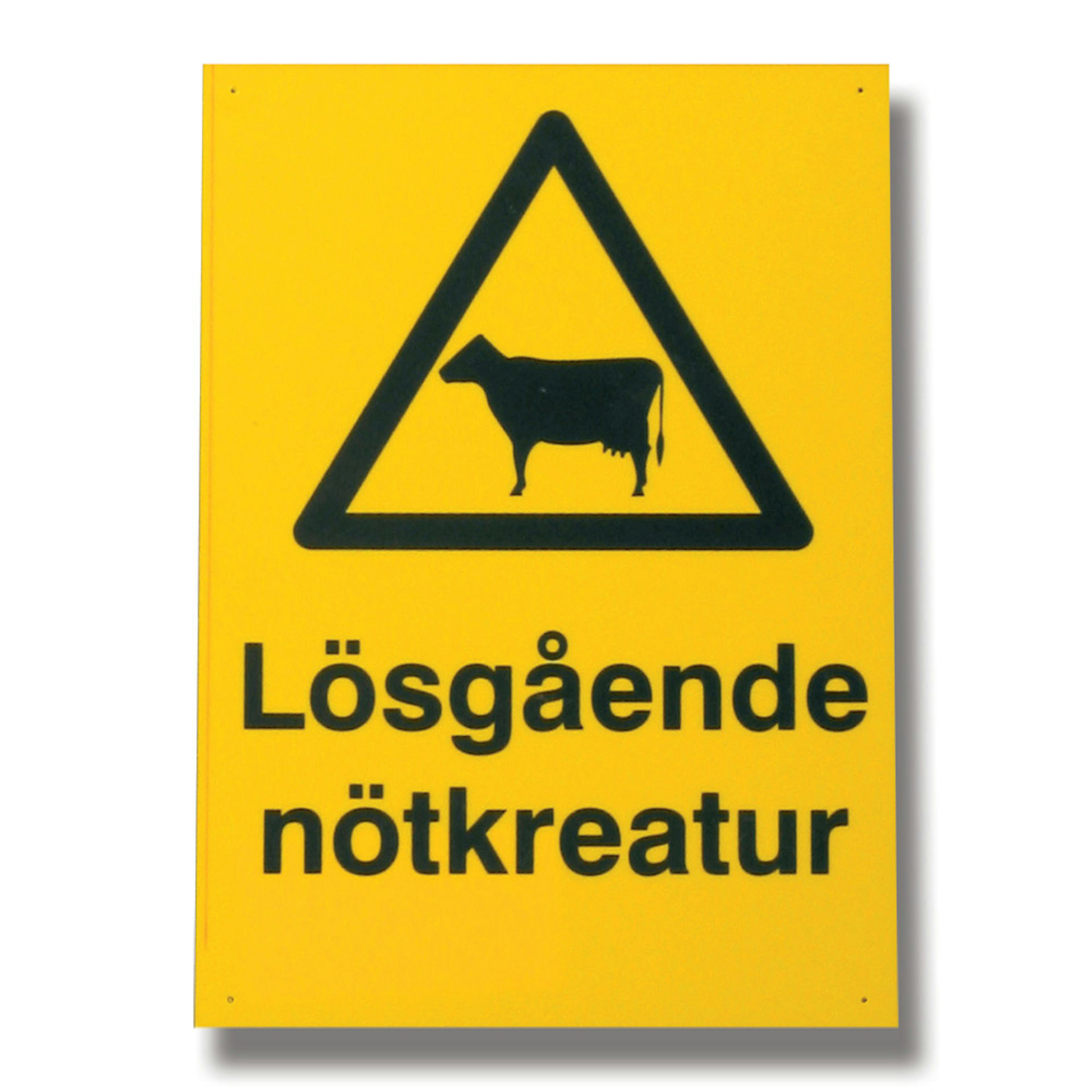 Skylt Willab Lösgående Nötkreatur