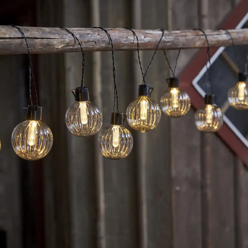 Ljusslinga Star Trading Archy Smoke 10st Rökfärgade Ljus