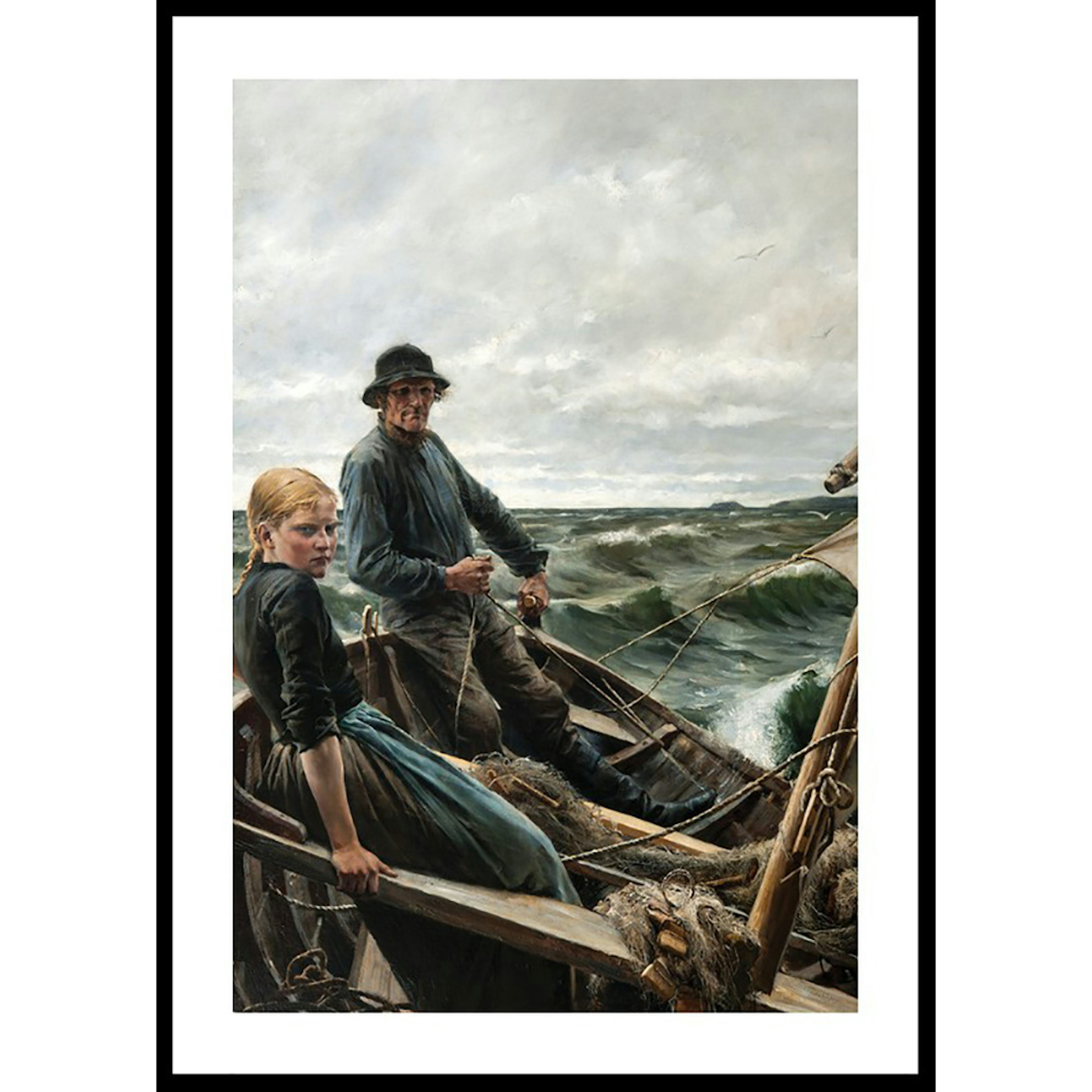 Poster Gallerix At Sea By Albert Edelfelt