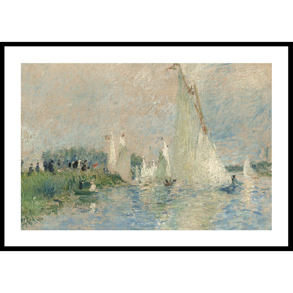 Poster Gallerix Regatta at Argenteuil By Auguste Renoir