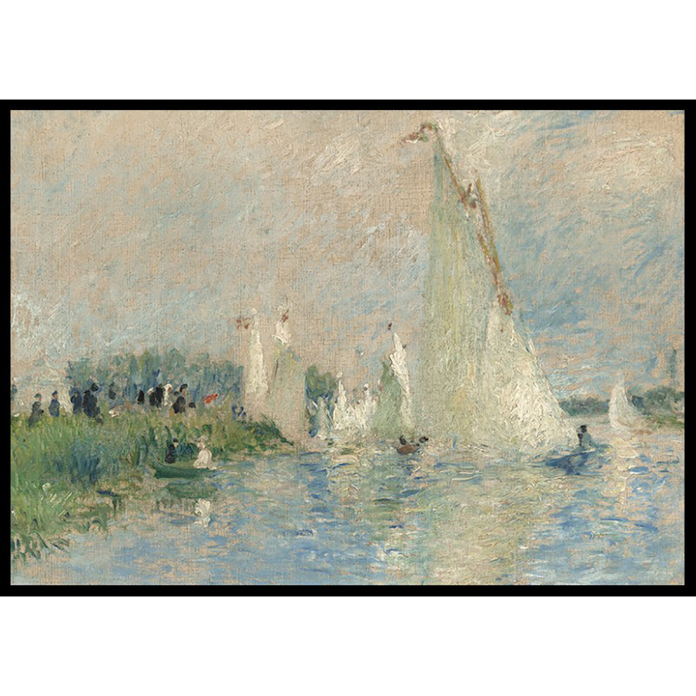 Poster Gallerix Regatta at Argenteuil By Auguste Renoir