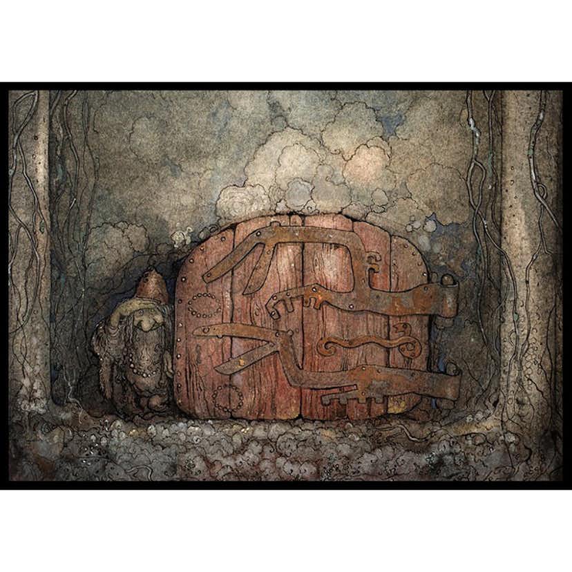 Poster Gallerix Bergaporten By John Bauer