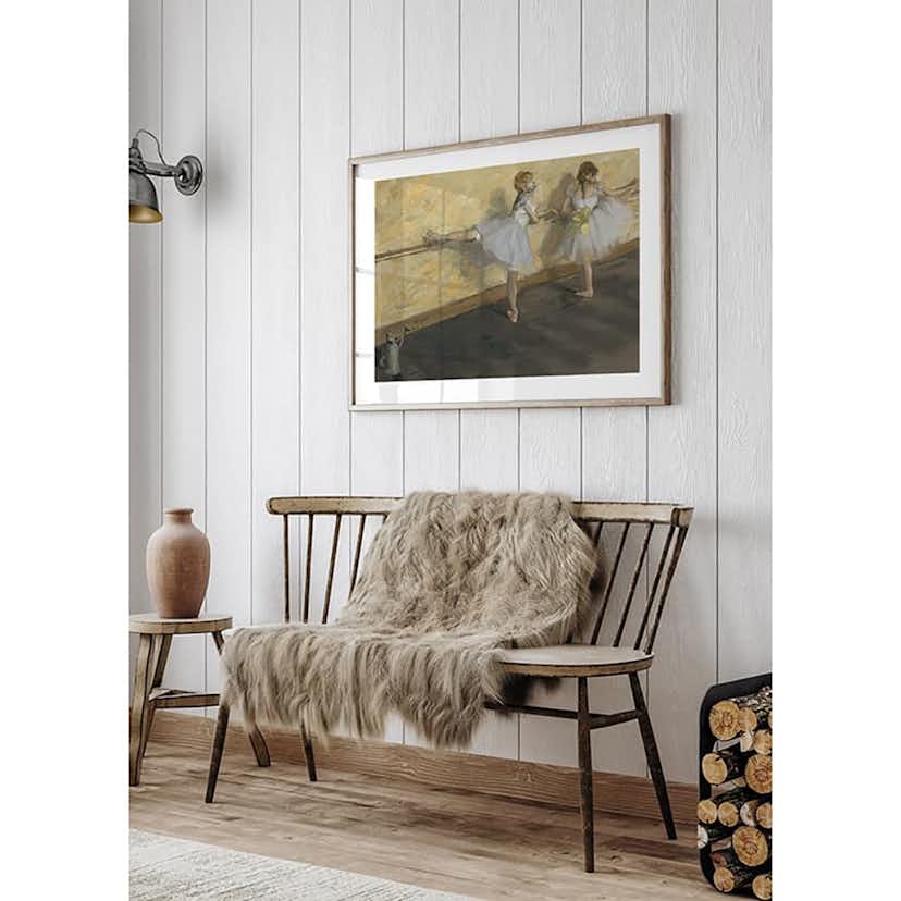 Poster Gallerix Dancers Practicing at the Barre By Edgar Degas