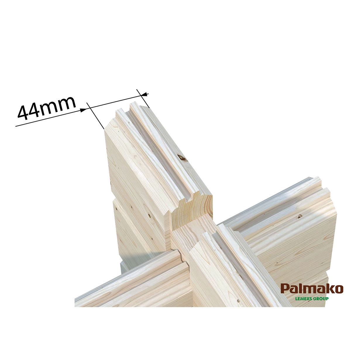 Stuga Palmako Ines 11,7 m2 (inv. 11,1 m2)