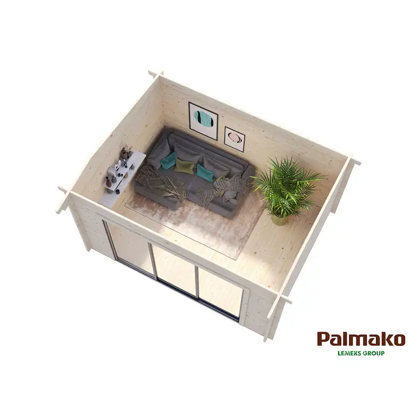 Stuga Palmako Ines 11,7 m2 (inv. 11,1 m2)