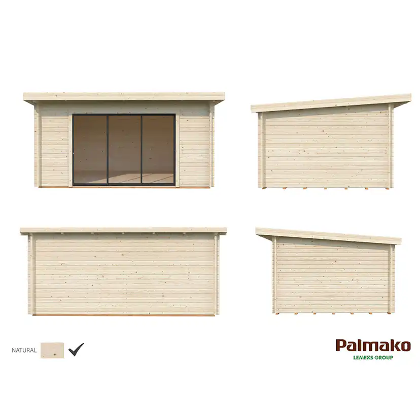 Stuga Palmako Lea 14,9 m2 (inv. 14,2 m2)