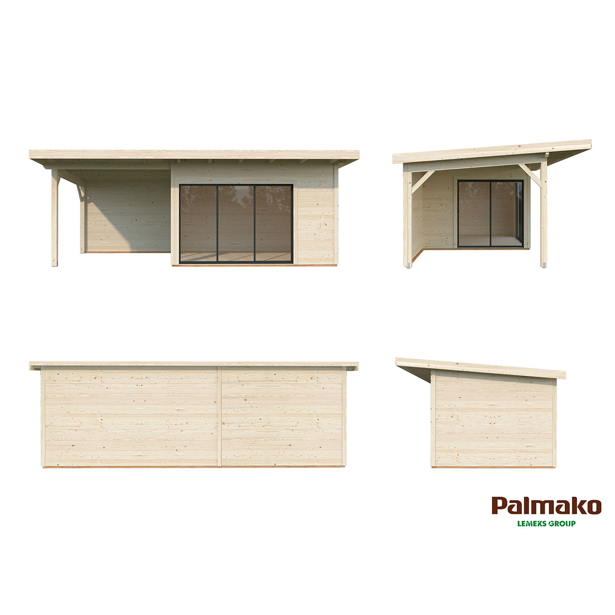 Stuga Palmako Andrea 20,0 m2 (inv. 11,2 m2)