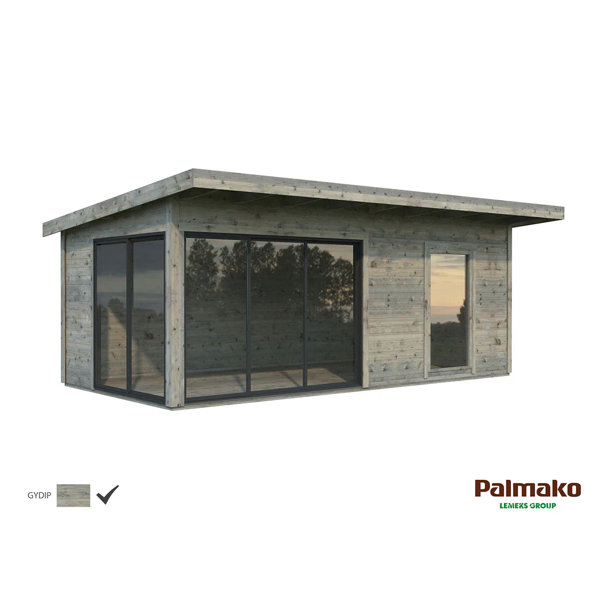 Stuga Palmako Andrea 17,9 m2 (inv. 17,1 m2)