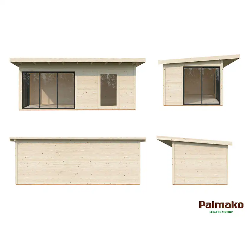 Stuga Palmako Andrea 17,9 m2 (inv. 17,1 m2)