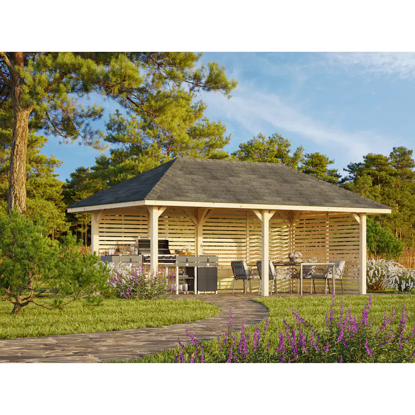 Paviljong Palmako Bianca 16,6 m2 Set 109