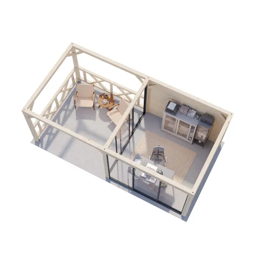 Uterum Palmako Bianca 16,6 m2 Set 203 Slide