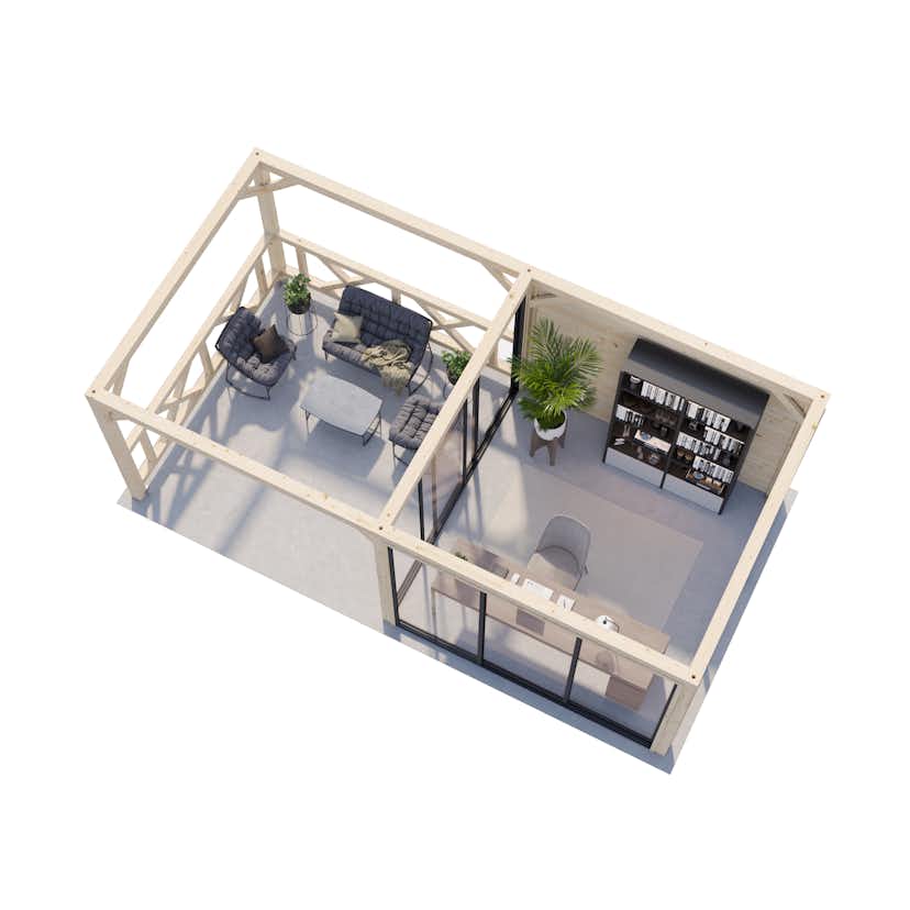 Uterum Palmako Bianca 16,6 m2 Set 204 Slide