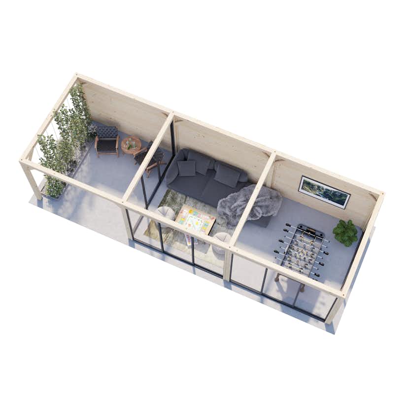 Uterum Palmako Bianca 24,9 m2 Set 218 Slide