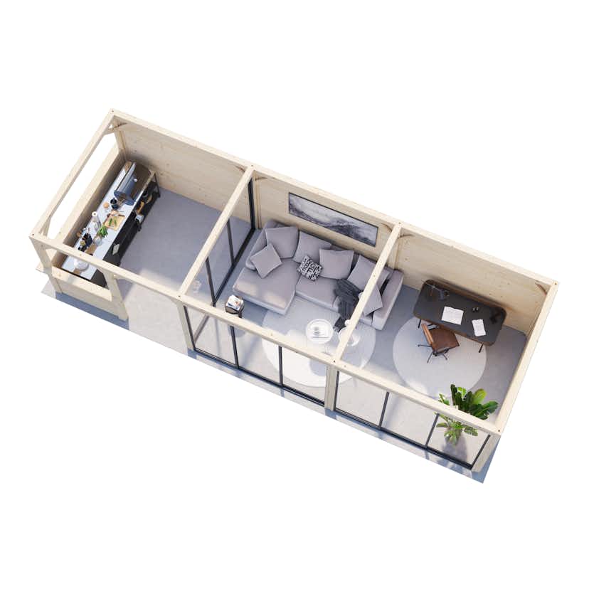 Uterum Palmako Bianca 24,9 m2 Set 219 Slide