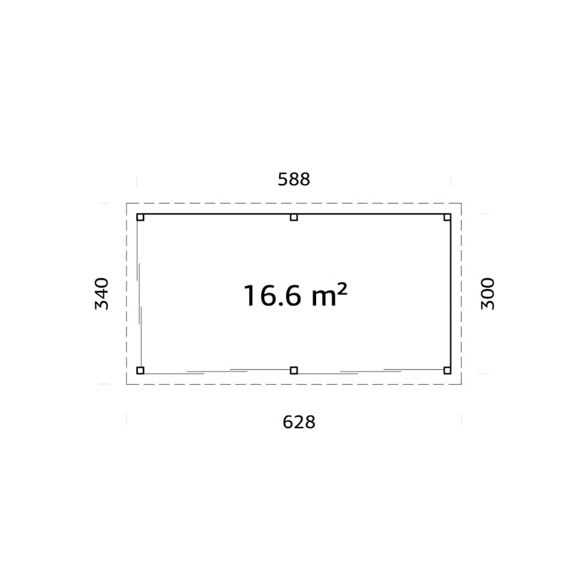 Uterum Palmako Lenna 16,6 m2 Set 702 Slide Plus