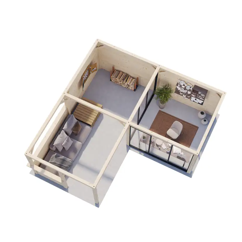 Uterum Palmako Lenna 24,9 m2 Set 710 Slide Plus