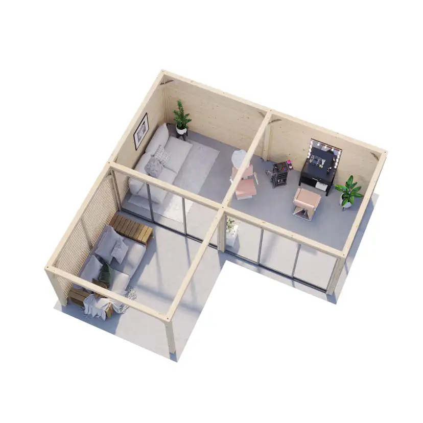 Uterum Palmako Lenna 24,9 m2 Set 714 Slide Plus