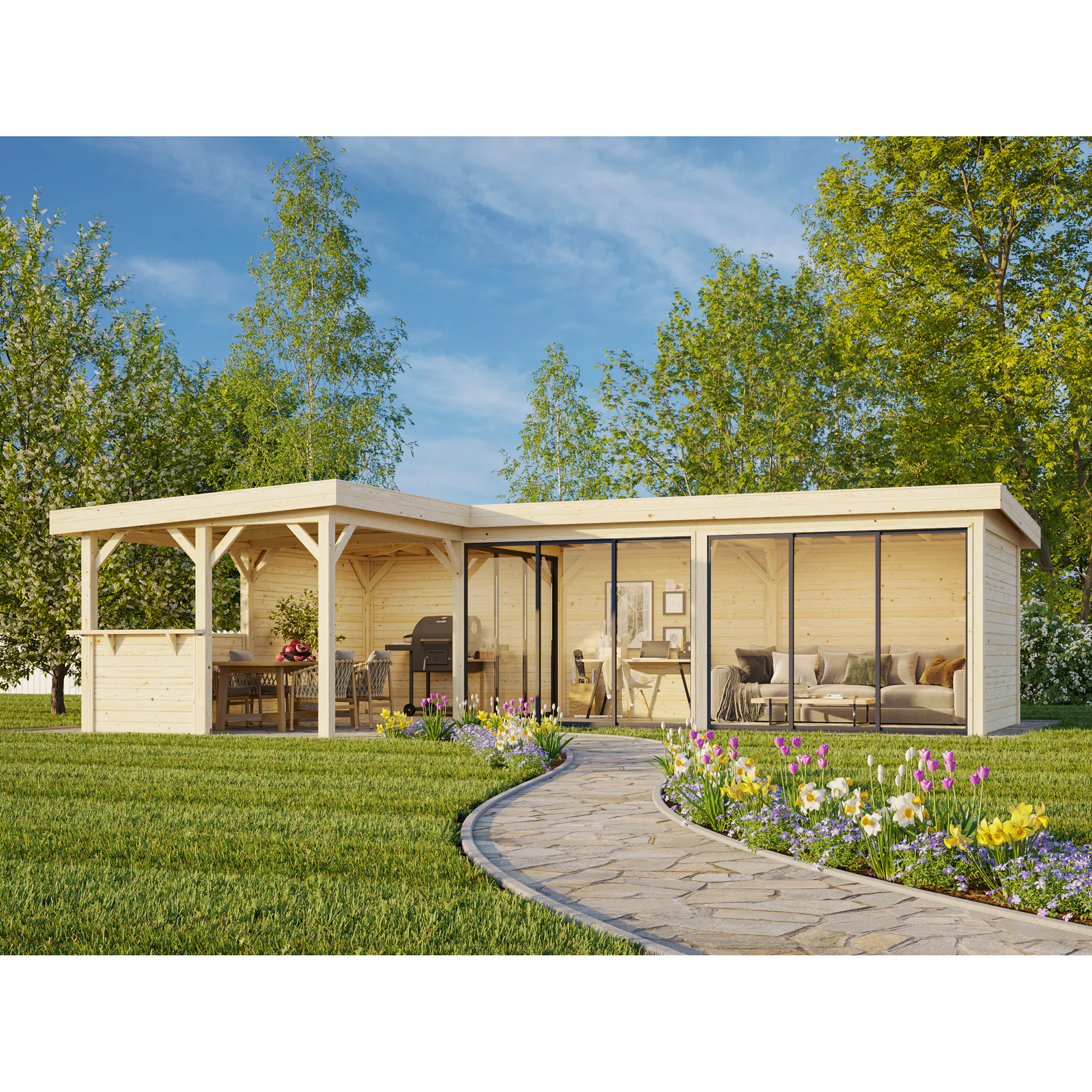 Uterum Palmako Lenna 33,2 m2 Set 720 Slide Plus