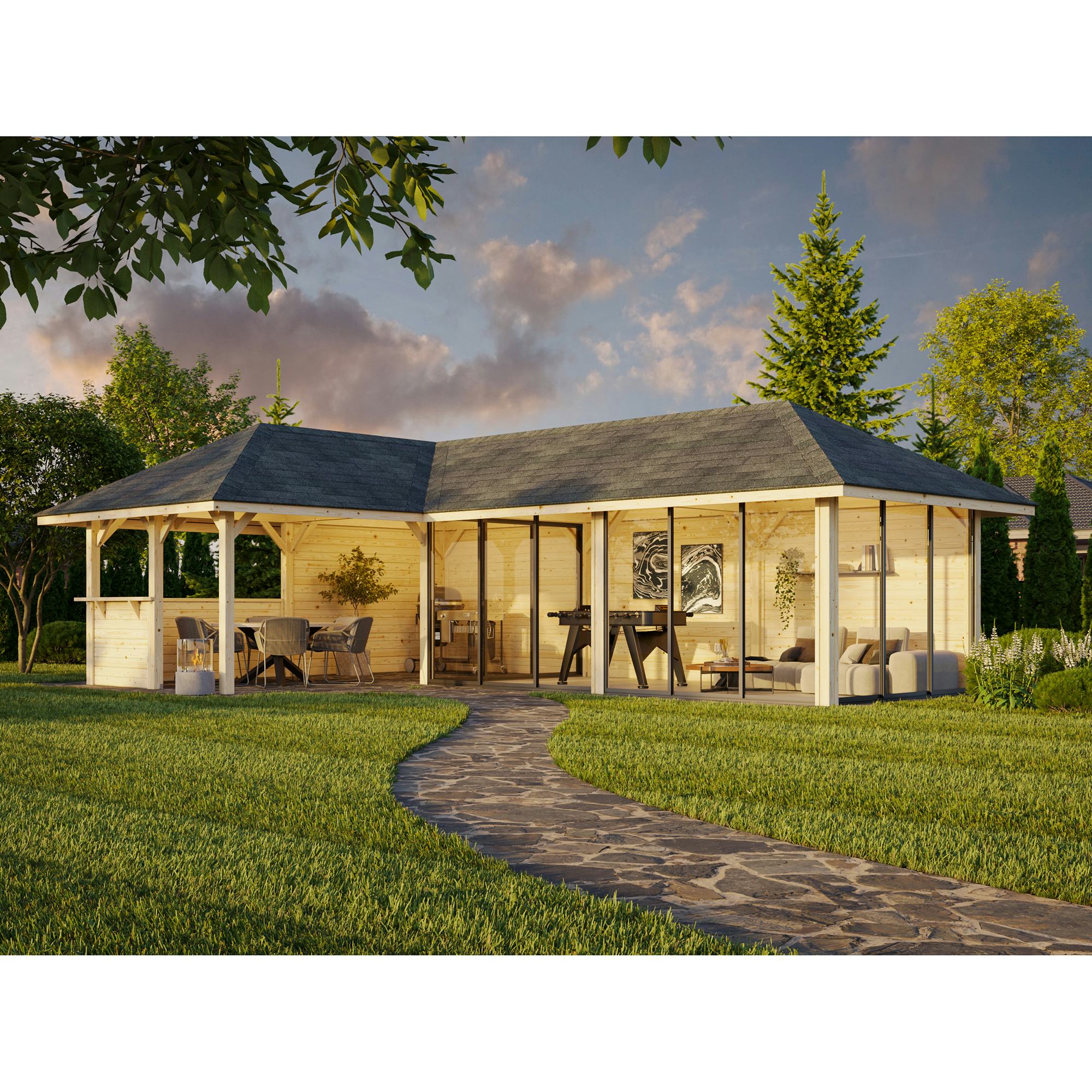 Uterum Palmako Bianca 33,2 m2 Set 521 Slide Plus