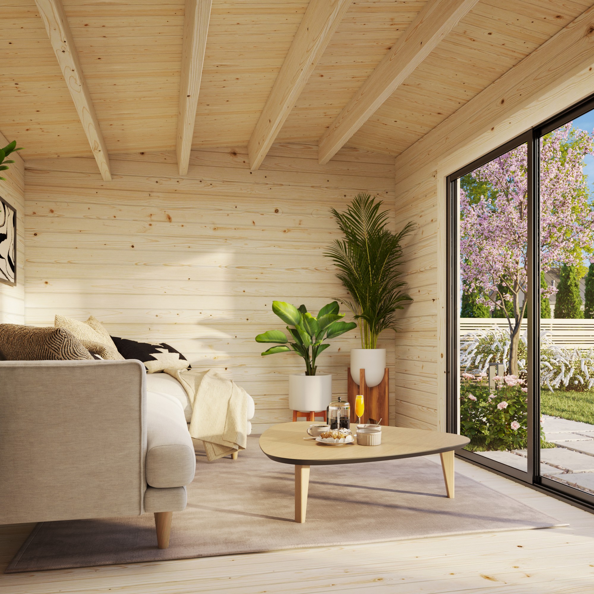 Stuga Palmako Ines 14,4 m2 (inv. 13,7 m2)