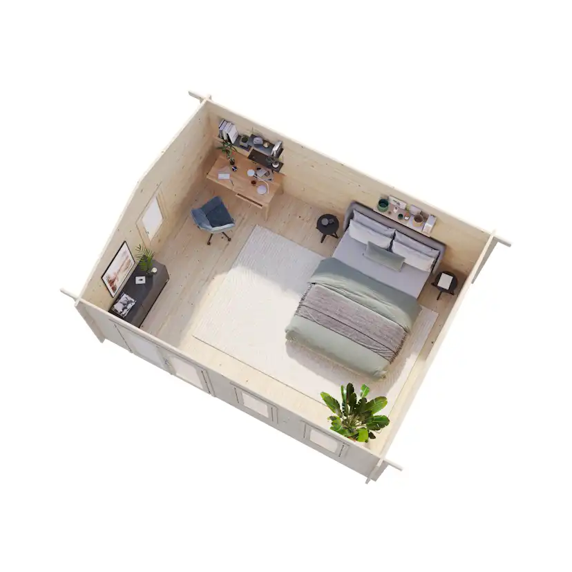 Stuga Palmako Iris 19,9 m2