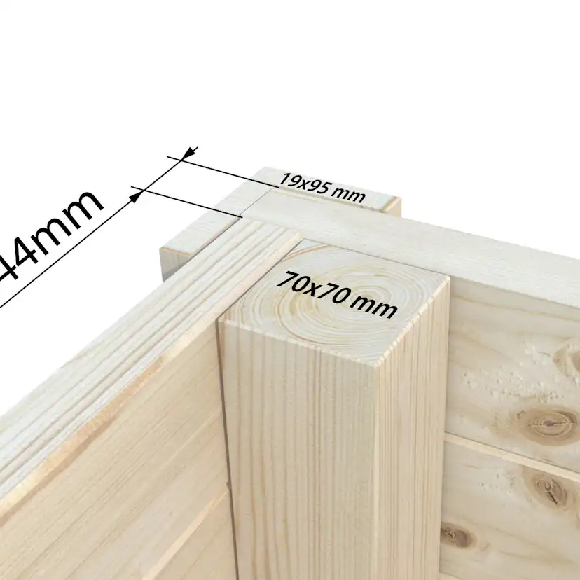 Stuga Palmako Andrea 11,7 m2 (inv. 11,2 m2)