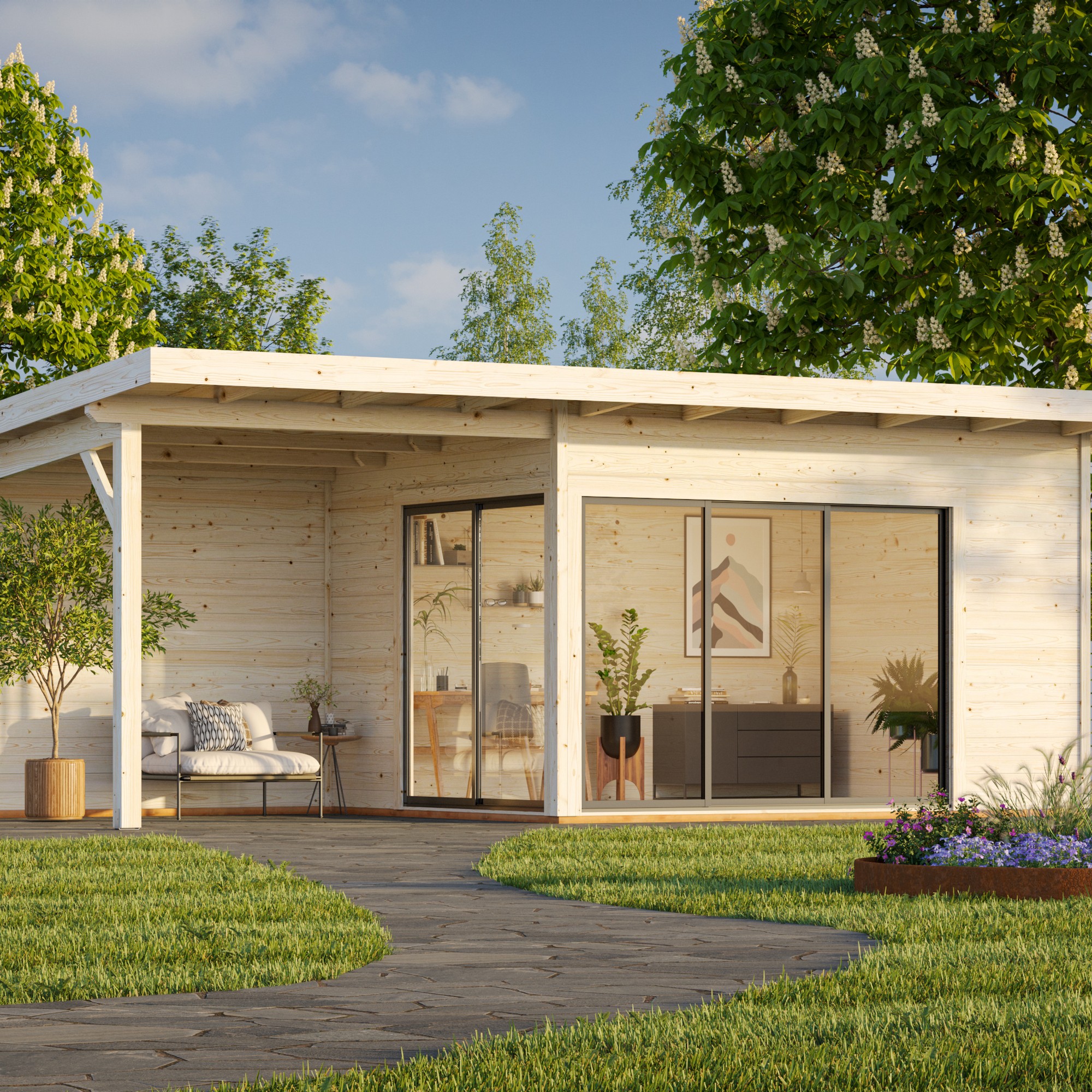 Stuga Palmako Andrea 20,0 m2 (inv. 11,2 m2)