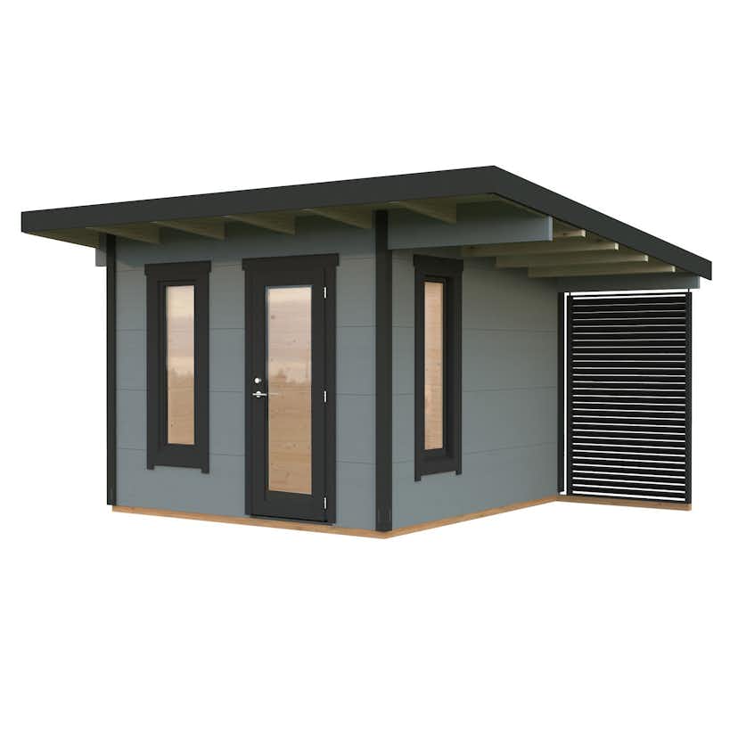 Trädgårdshus Palmako Grace 8,7+4,1 m2