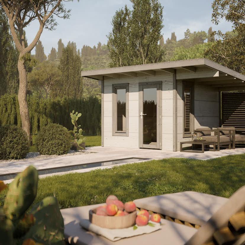 Trädgårdshus Palmako Grace 8,7+4,1 m2