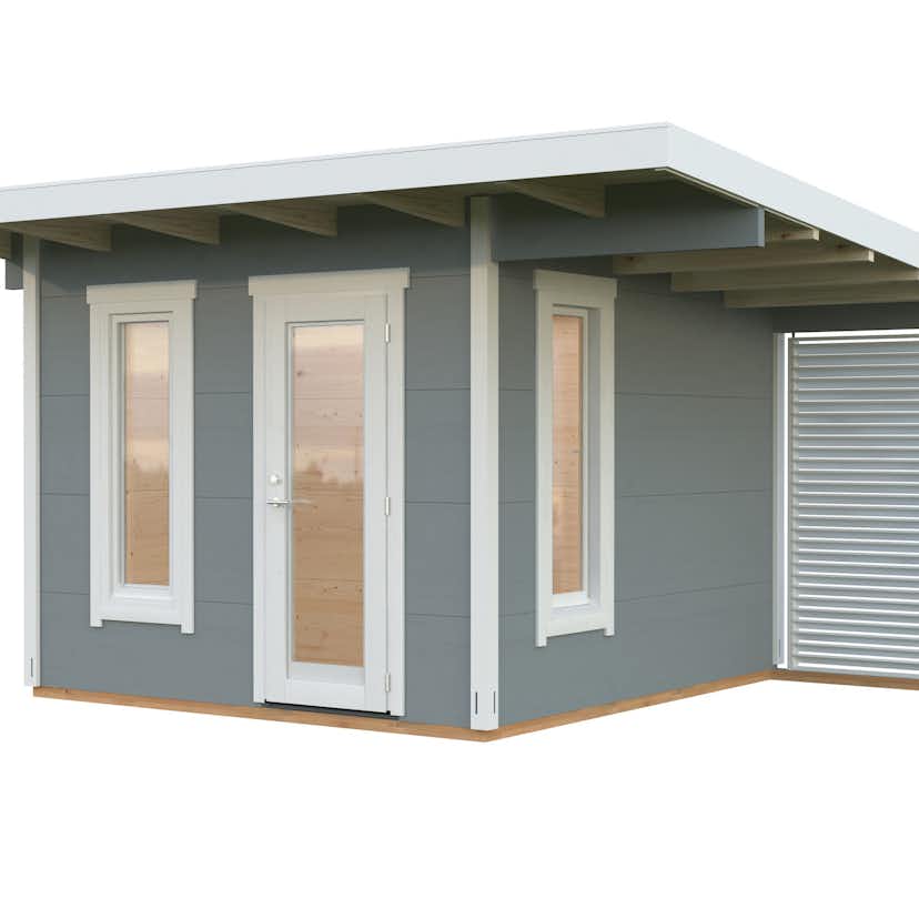 Trädgårdshus Palmako Grace 8,7+4,1 m2