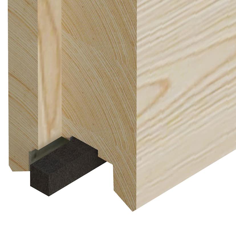 Trädgårdshus Palmako Grace 8,7+4,1 m2