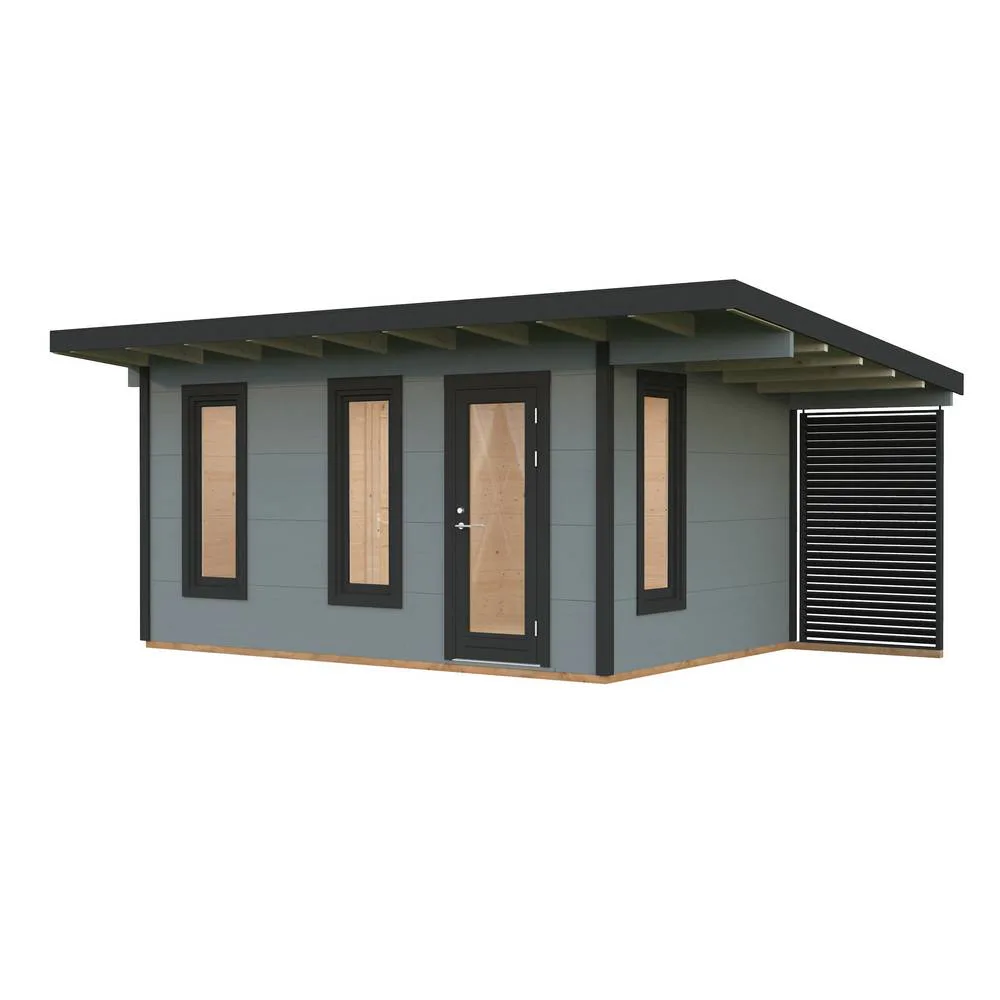 Trädgårdshus Palmako Grace 13,4+4,1 m2