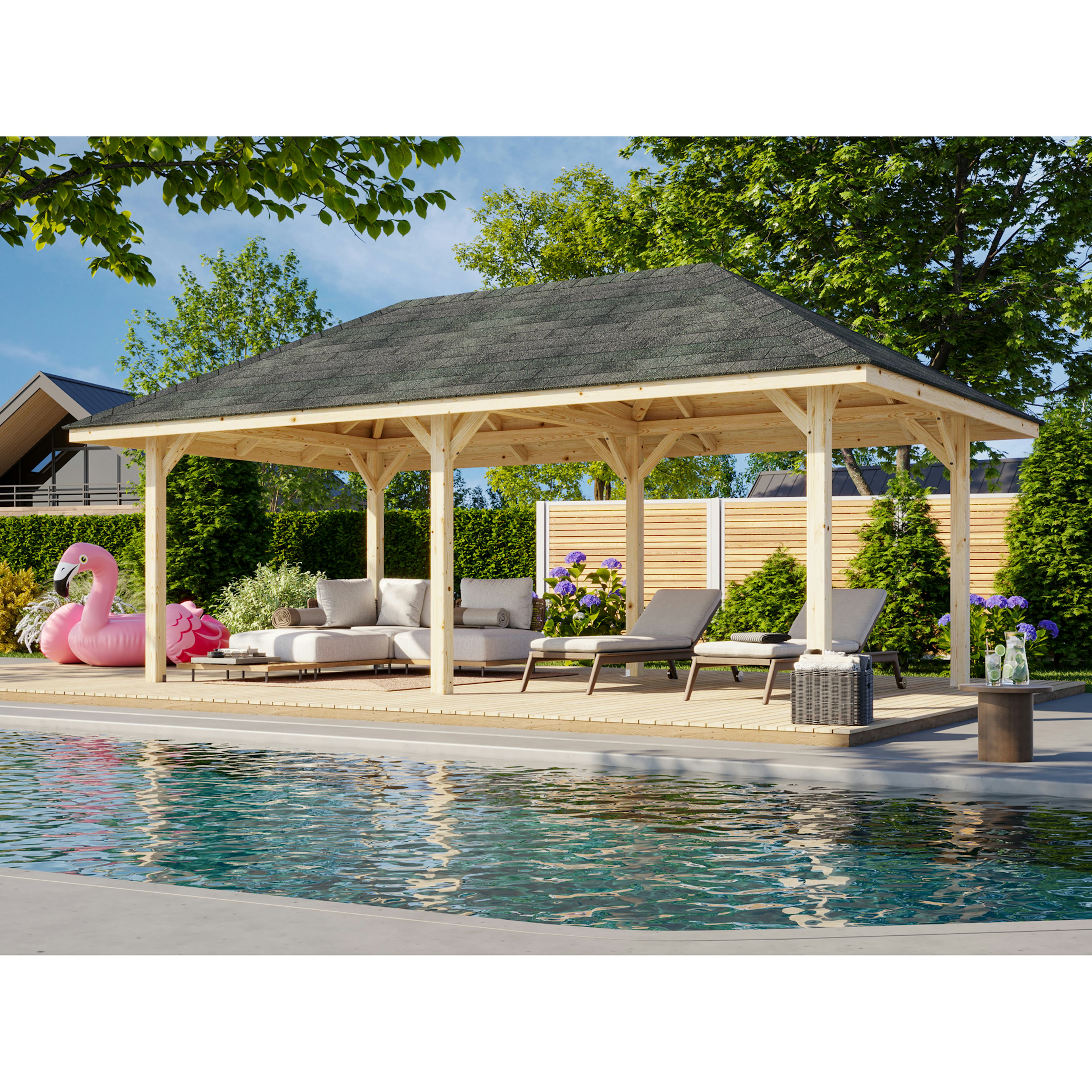 Stuga Palmako Bianca 16,6 m2