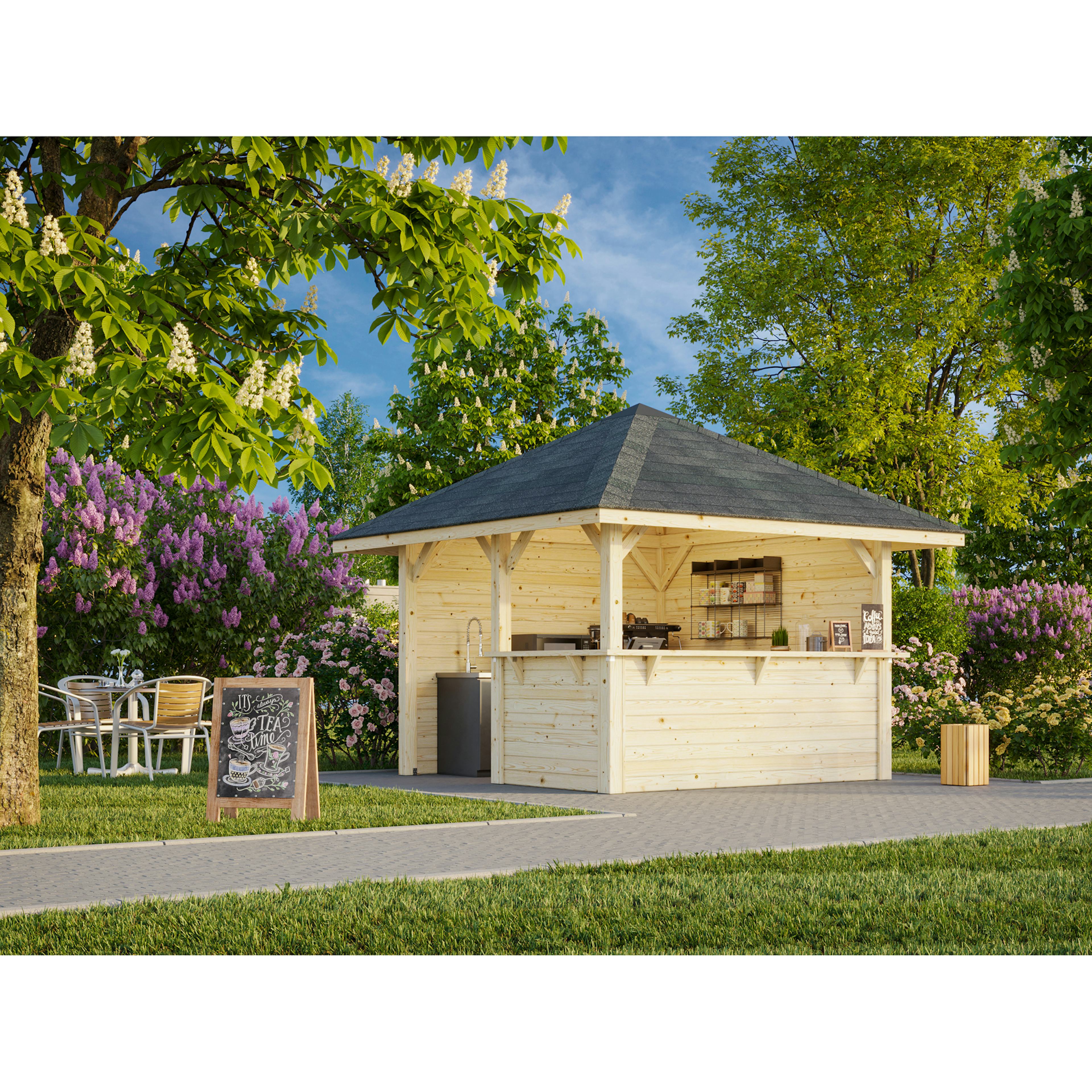 Stuga Palmako Bianca 8,3 m2 Set 3