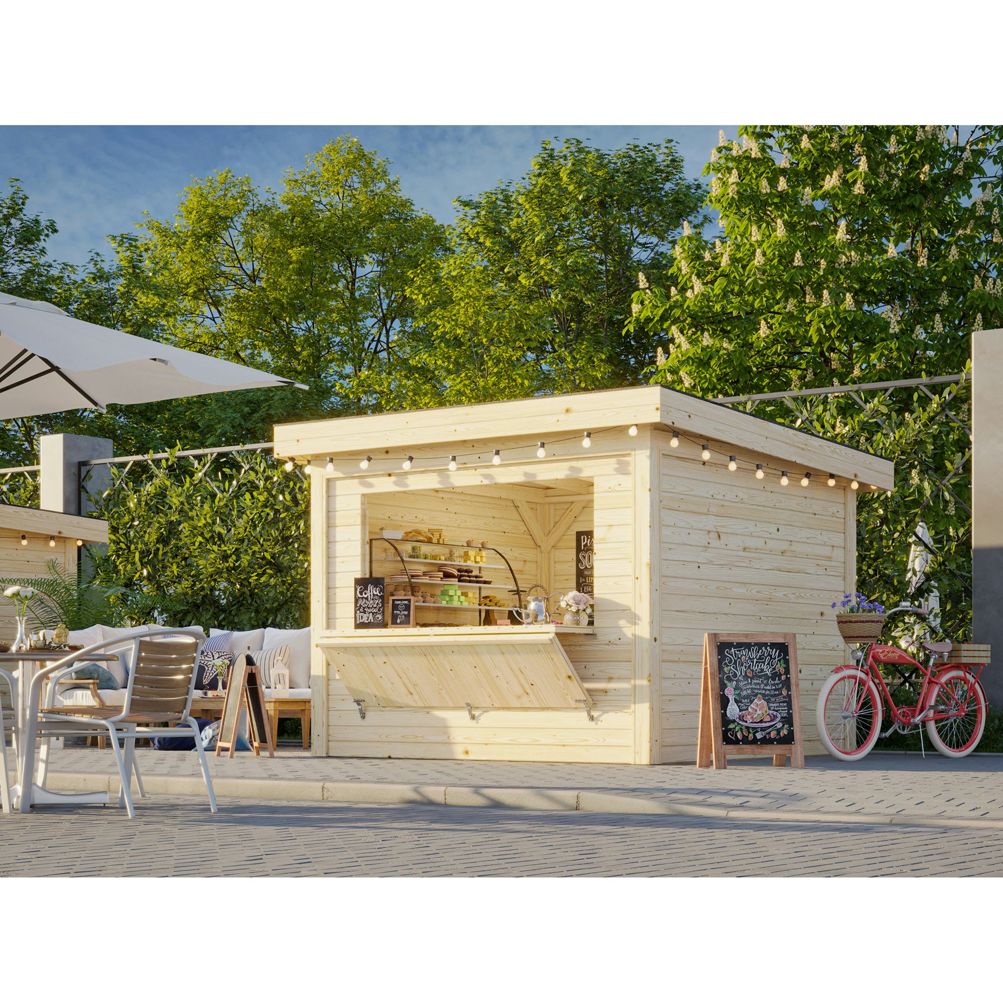 Kiosk Palmako Lenna 8,3 m2 Set 304