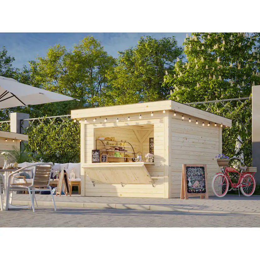 Kiosk Palmako Lenna 8,3 m2 Set 304