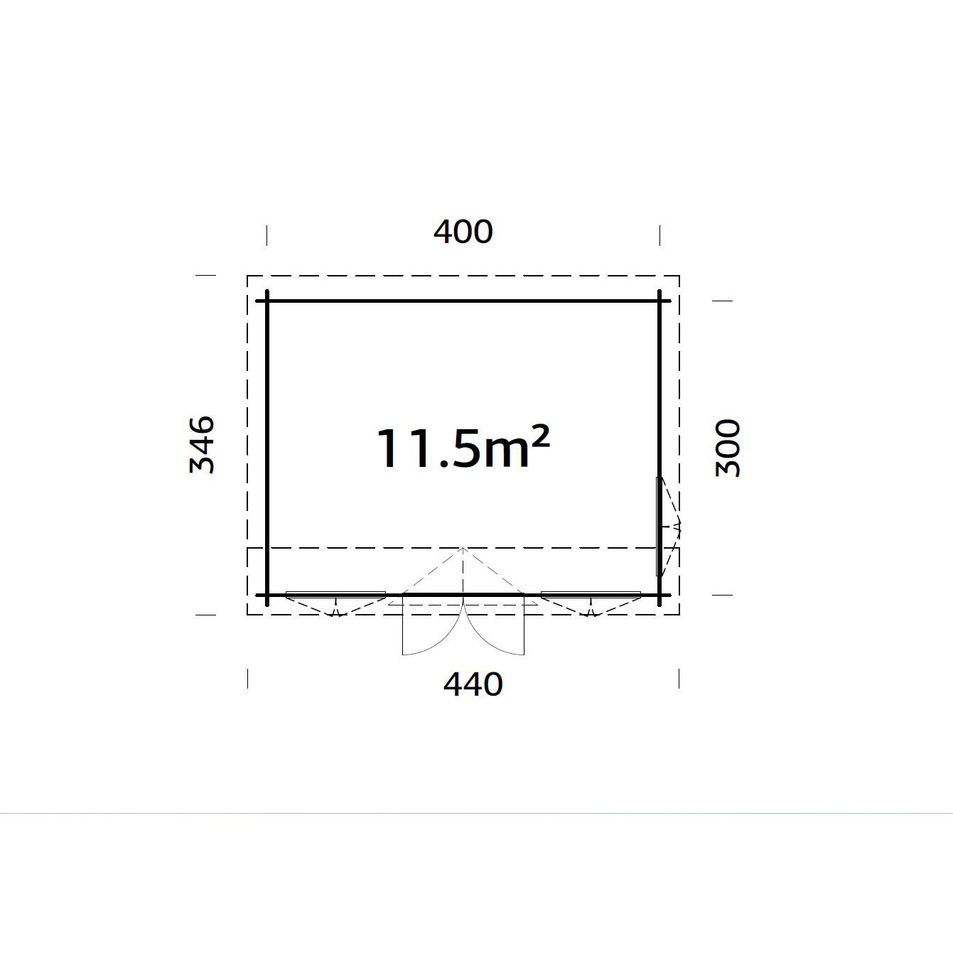 Stuga Claudia Pent 12,0 m2