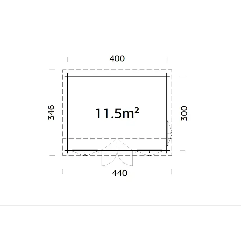 Stuga Claudia Pent 12,0 m2