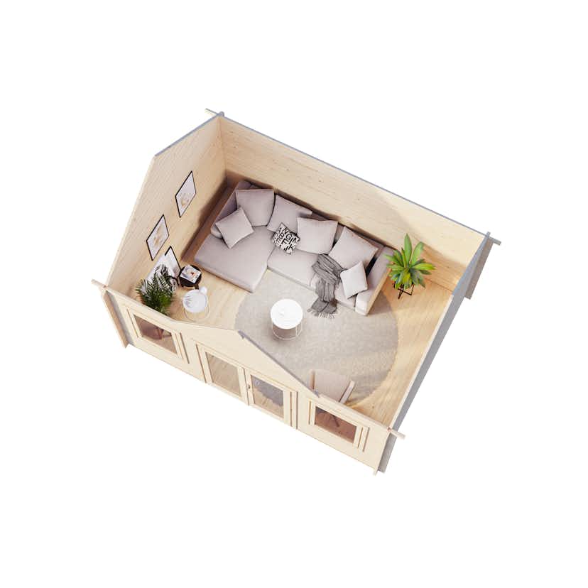 Stuga Palmako Claudia 14,9 m2