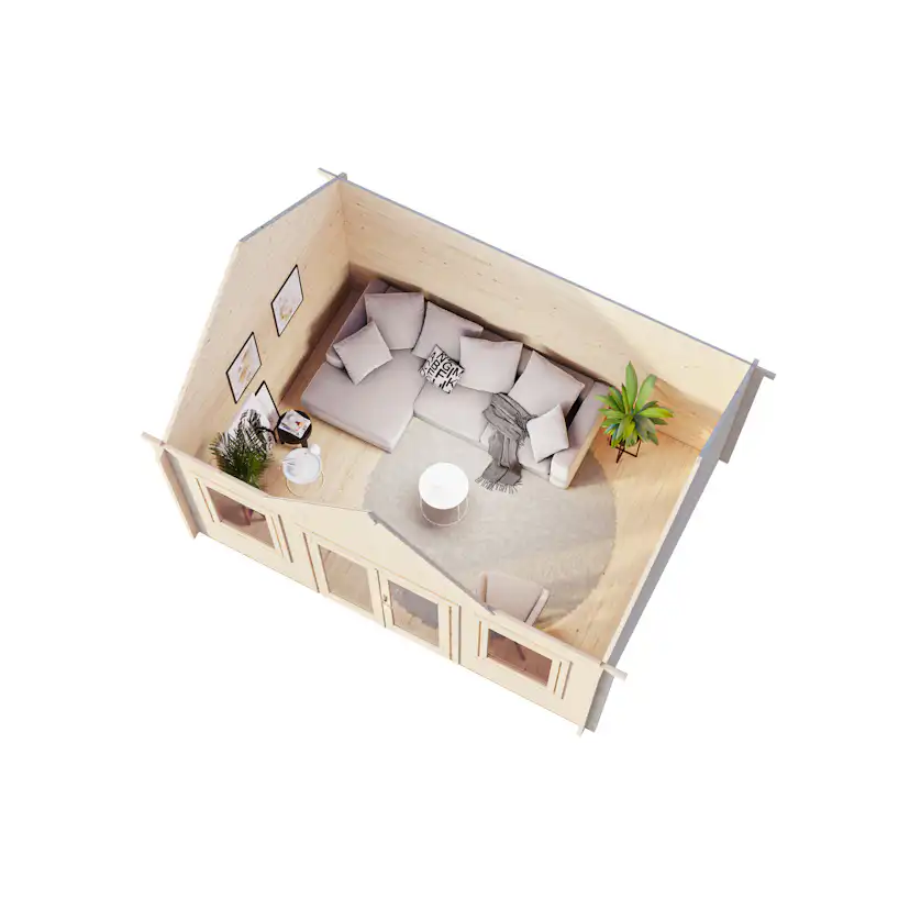 Stuga Palmako Claudia 14,9 m2