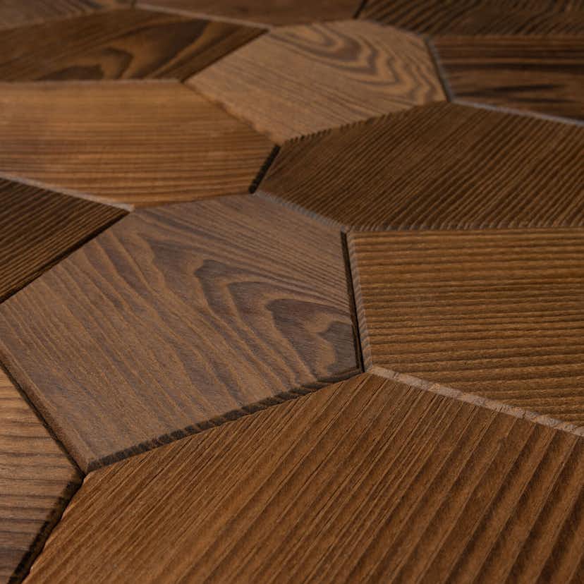 Väggpanel Emotionwood Hexagon