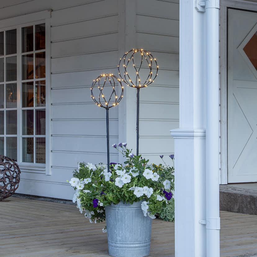 Utomhusdekoration Star Trading Sphere Klot 2st LV